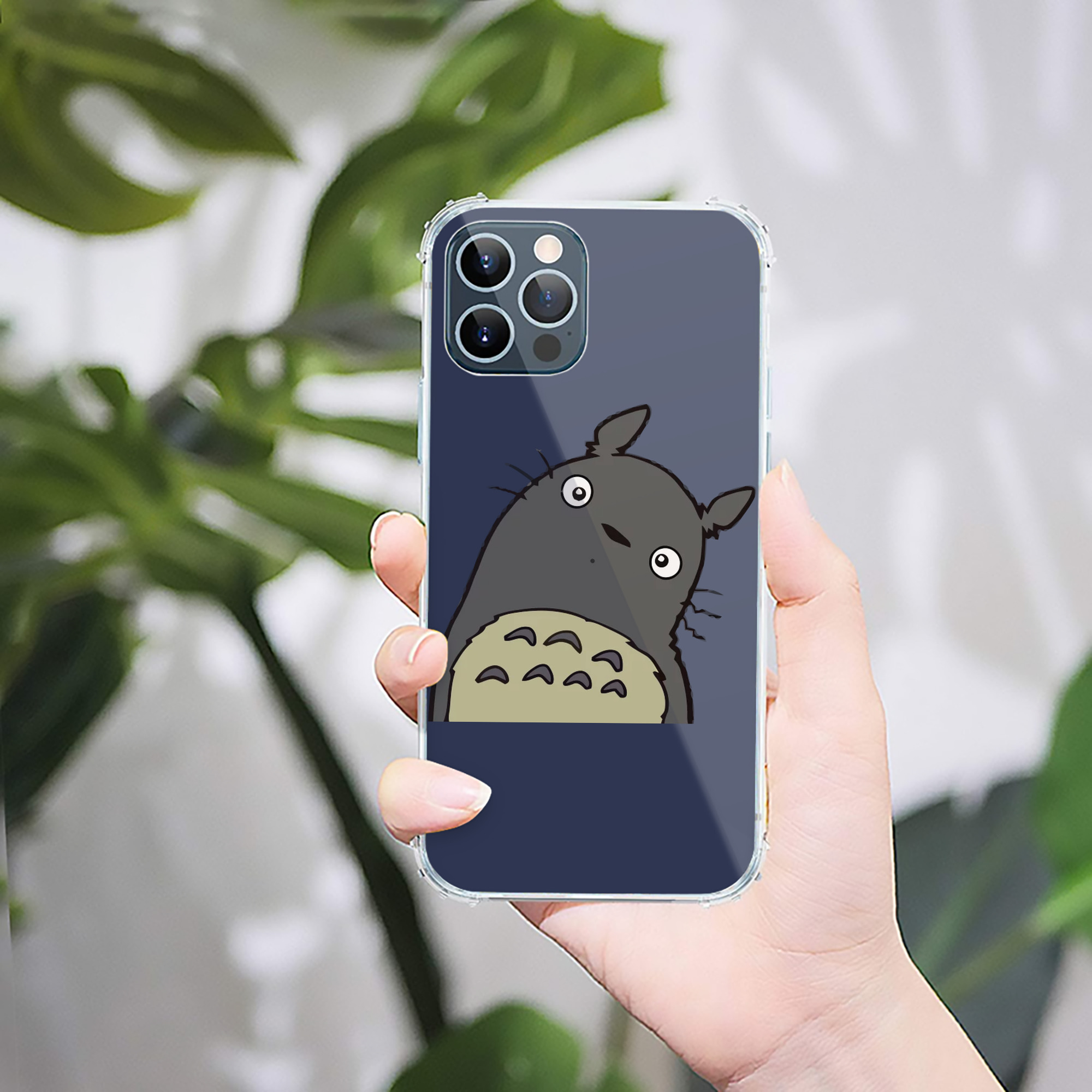 （画像用） となりのトトロ 草壁メイ 草壁サツキ My Neighbor Totoro Satsuki Kusakabe Mei Kusakabe 【iPhone 12シリーズ対応】透明スマホケース（クリアソフトケース）